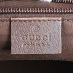 Gucci GG Canvas Sherry Line Leather Tote Shoulder Hand — view 9