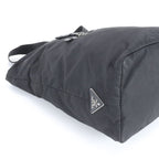 Prada Tessuto Nylon Reversible Triangle Logo Leather 2-Way Shoulder — view 7