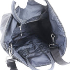 Prada Tessuto Nylon Reversible Triangle Logo Leather 2-Way Shoulder — view 8