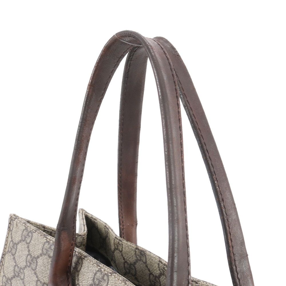 Gucci GG Split Leather Tote Shoulder Hand Brown — view 2