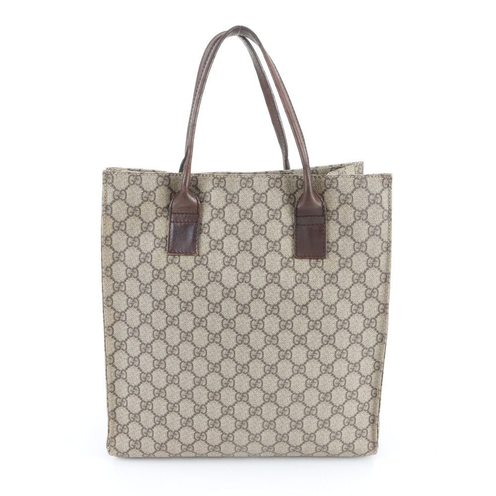 Gucci GG Split Leather Tote Shoulder Hand Brown — view 3