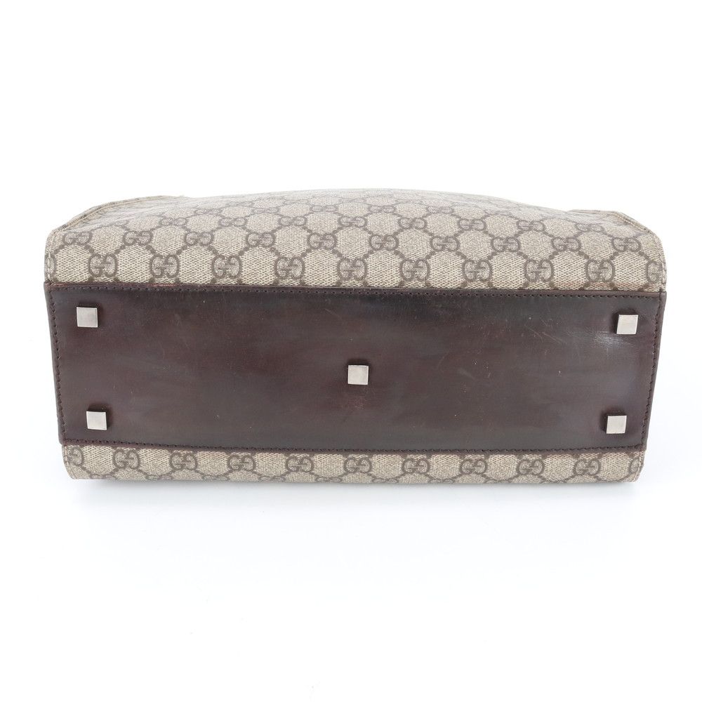 Gucci GG Split Leather Tote Shoulder Hand Brown — view 5