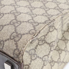 Gucci GG Split Leather Tote Shoulder Hand Brown — view 8