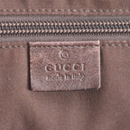 Gucci GG Canvas Leather Tote Shoulder Business Document Brown — view 8