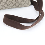 Gucci GG Supreme Leather Shoulder Bag Crossbody Messenger Business Brown — view 2