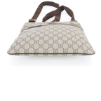 Gucci GG Supreme Leather Shoulder Bag Crossbody Messenger Business Brown — view 6