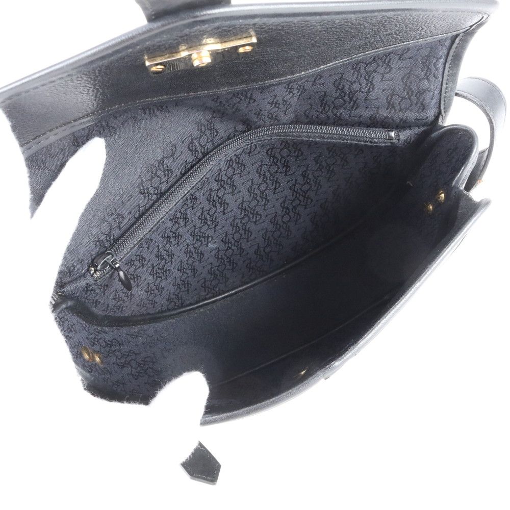 Saint Laurent Vintage YSL Crossbody Leather Shoulder Bag Tote — view 7