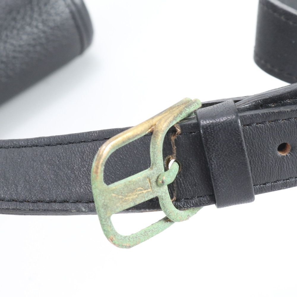 Saint Laurent Vintage YSL Crossbody Leather Shoulder Bag Tote — view 8