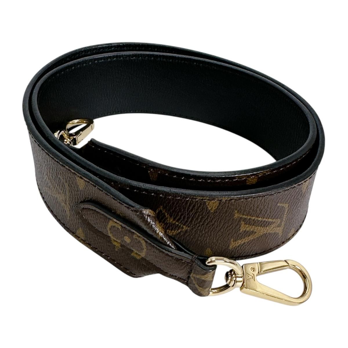 Louis Vuitton Monogram Strap Canvas Shoulder Brown
