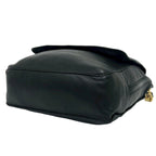 Loewe Maia Anagram Logo Nappa Leather Shoulder Bag Black — view 8