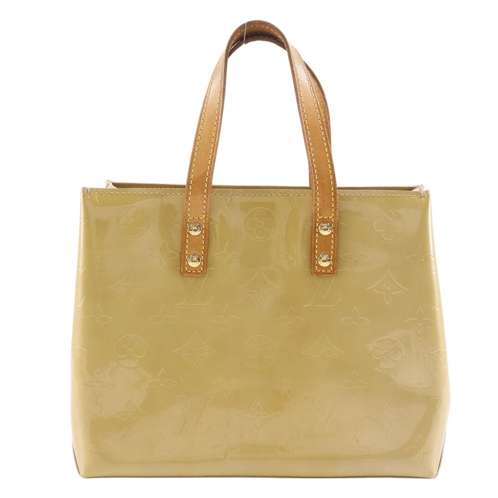 Louis Vuitton Reed PM Monogram Vernis Beige Handbag