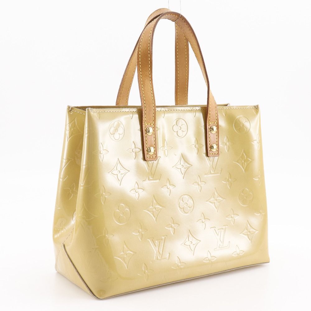 Louis Vuitton Reed PM Monogram Vernis Beige Handbag — view 3