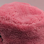 Prada Bucket Hat Terry Fur Pink Logo — view 4