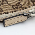 Gucci GG Canvas Shoulder Bag Crossbody Cross Brown White — view 4