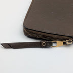 Louis Vuitton Zippy Organizer Monogram Empreinte Brown Wallet Zip Around Travel — view 5