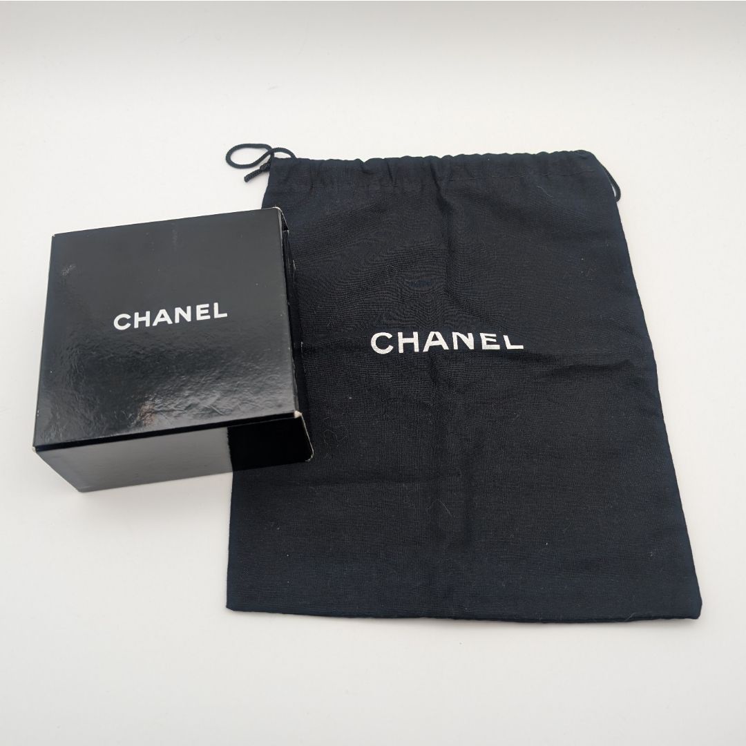 Chanel Quilted Gold Chain Long Necklace Vintage — view 9
