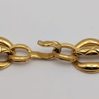 Chanel Quilted Gold Chain Long Necklace Vintage — view 2