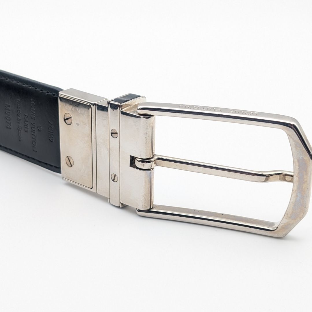 Louis Vuitton Ceinture Seattle Damier Graphite Black Belt — view 6