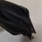 Louis Vuitton Monogram Eclipse Trunk Pochette Clutch Black — view 8