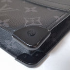 Louis Vuitton Monogram Eclipse Trunk Pochette Clutch Black — view 6
