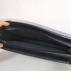 Louis Vuitton Monogram Eclipse Trunk Pochette Clutch Black — view 9
