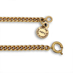 Celine Circle Rhinestone Logo Arc de Triomphe Necklace — view 4