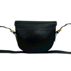 Loewe Vintage Anagram Log Leather Shoulder Bag Pochette Crossbody Black — view 3