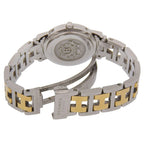 Hermes Clipper Stainless Steel Gold Plated Quartz Analog Display White Dial — view 4