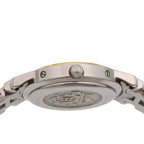 Hermes Clipper Stainless Steel Gold Plated Quartz Analog Display White Dial — view 5