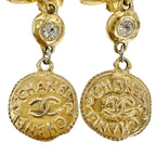 Chanel Large Earrings CC Logo Gold — view 5