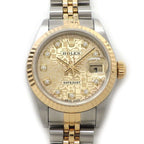 Rolex Watch Datejust No 10 Points Diamond Index Champagne Color Computer Dial