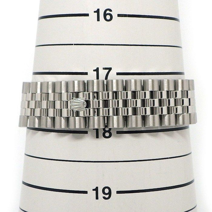 Rolex Watch Datejust No Roulett Blue Computer Dial Roman Index Date 18k White — view 9