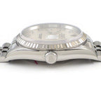 Rolex Watch Datejust T Number 10 Points Diamond Index Silver Sunray Dial Date — view 2