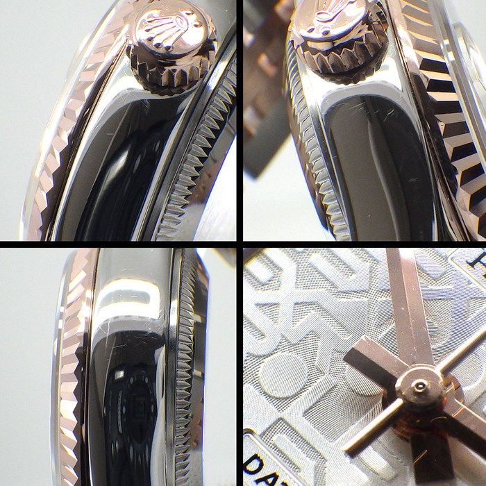 Rolex Watch Datejust No Roulett 10 Points Diamond Index Silver Computer Dial — view 6