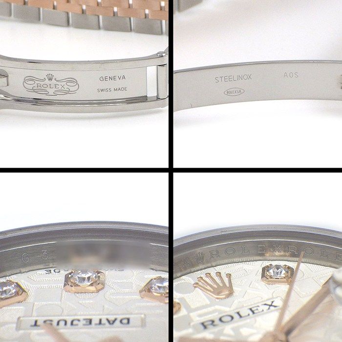 Rolex Watch Datejust No Roulett 10 Points Diamond Index Silver Computer Dial — view 5
