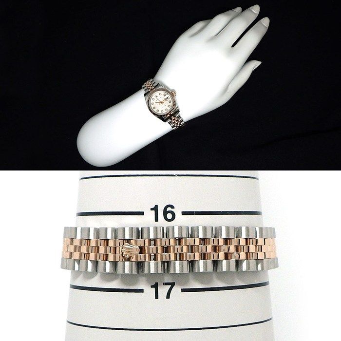Rolex Watch Datejust No Roulett 10 Points Diamond Index Silver Computer Dial — view 8