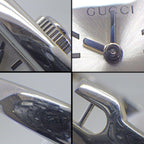 Gucci Watch Bangle Horsebit Sunray Silver Dial SS Quartz Analog — view 6