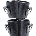 Celine Shoulder Bag Luggage Nano Black Drummed Calfskin Silver — view 8