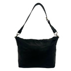 Prada Log Leather Shoulder Bag Tote Black — view 3