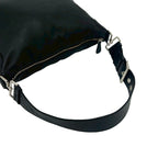 Prada Log Leather Shoulder Bag Tote Black — view 4