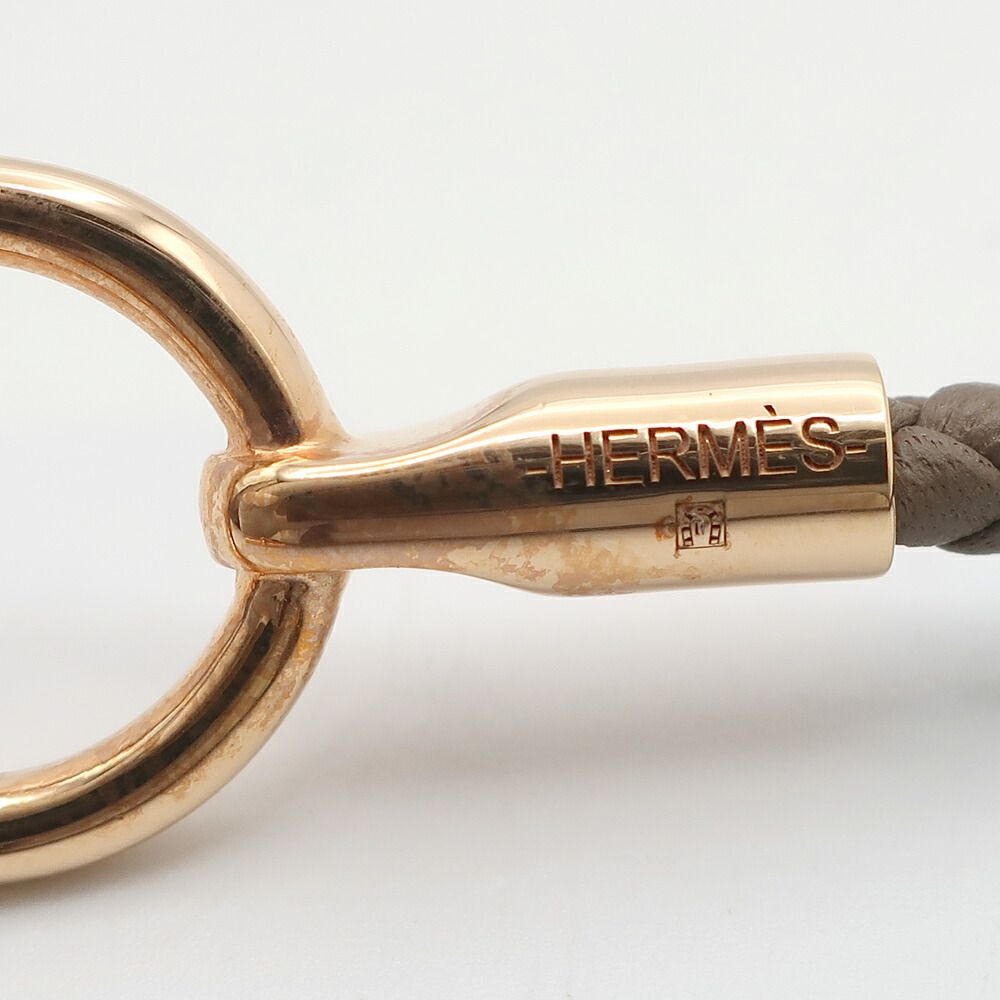 Hermes Ten Glenan Bracelet Etoupe Gold — view 7