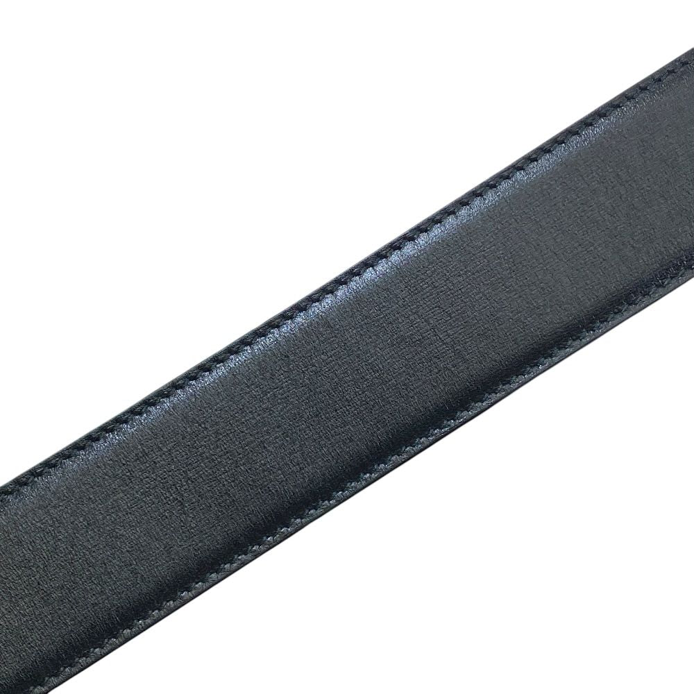 Dior D Logo Buckle Belt Leather Black Practical — view 6