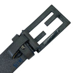 Fendi FF Logo Buckle Belt Leather Gray Practical — view 3