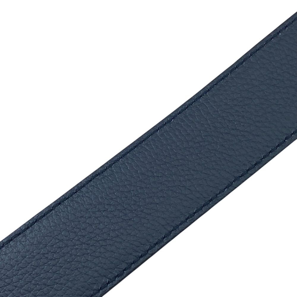 Dior Logo Buckle Belt Leather Black Daily Practical — view 7