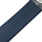 Dior Logo Buckle Belt Leather Black Daily Practical — view 5