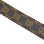Louis Vuitton Damier Ceinture Ellipse Belt Ebene Canvas Leather Brown Daily — view 6