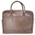 Prada Triangle Logo Business Briefcase Handbag Saffiano Leather — view 2