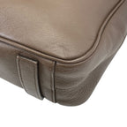 Prada Triangle Logo Business Briefcase Handbag Saffiano Leather — view 4