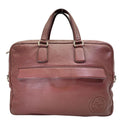 Gucci Soho Business Briefcase Handbag Interlocking Leather Bordeaux Document