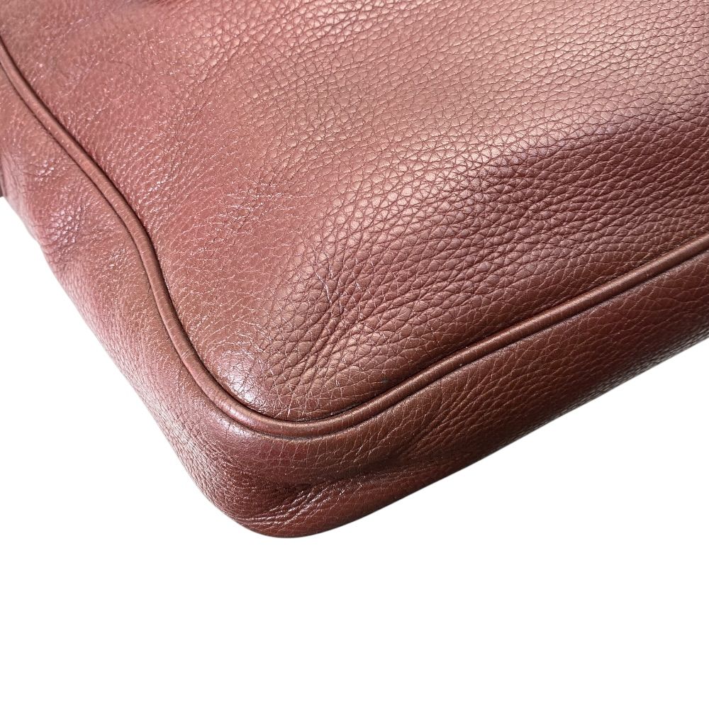 Gucci Soho Business Briefcase Handbag Interlocking Leather Bordeaux Document — view 3